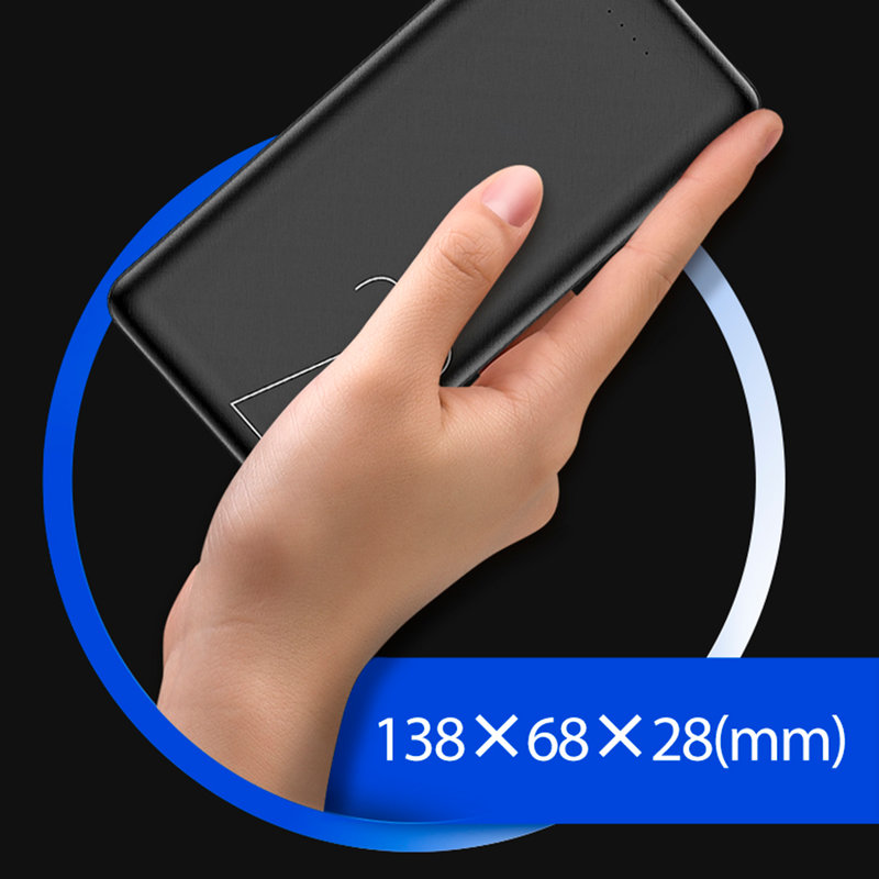 Baterie Externa USAMS PB19 Dual USB Power Bank 20000 mAh - US-CD80 - Black