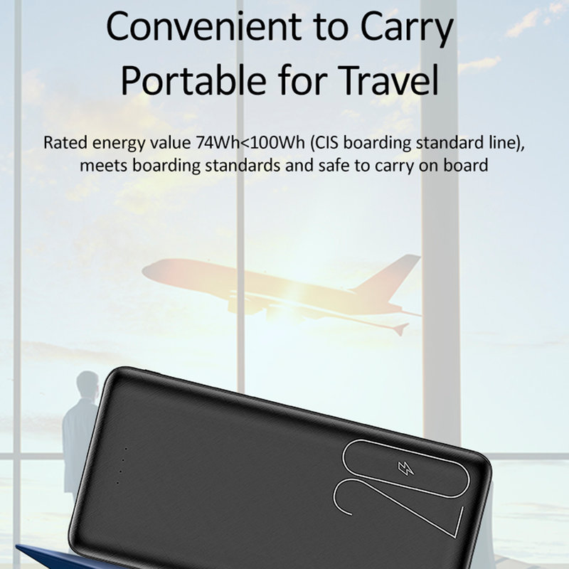 Baterie Externa USAMS PB19 Dual USB Power Bank 20000 mAh - US-CD80 - White