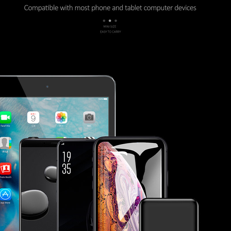 Baterie Externa USAMS PB10 Dual USB Mini Power Bank 10000mAh - US-CD70 - Black