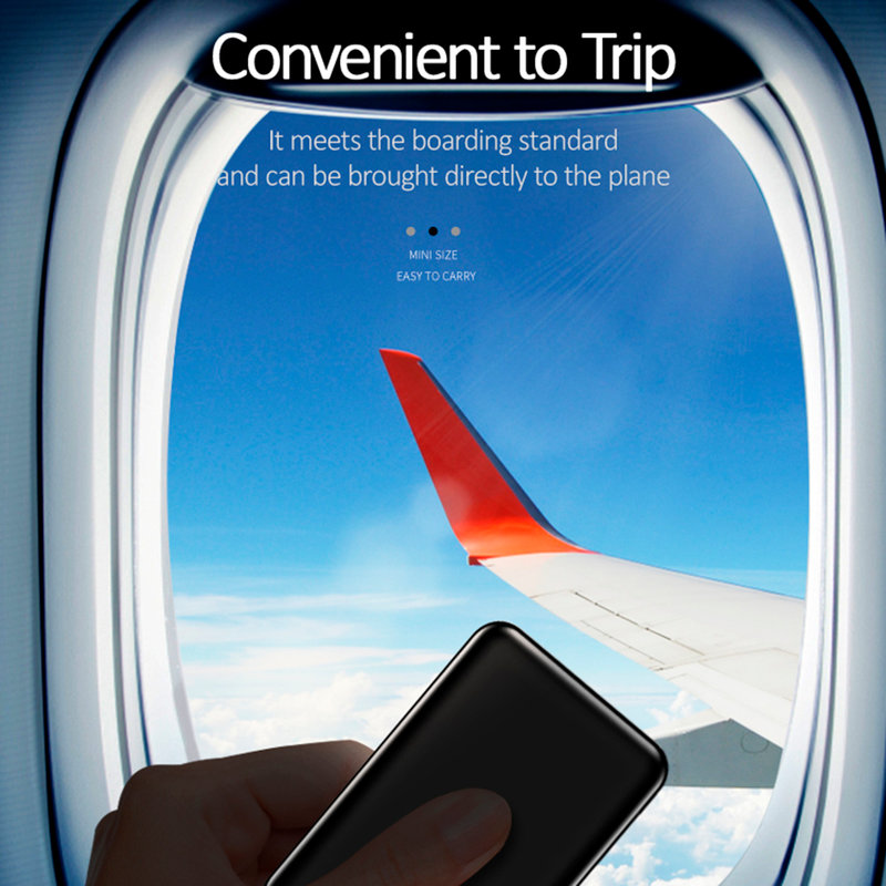 Baterie Externa USAMS PB10 Dual USB Mini Power Bank 10000mAh - US-CD70 - Black