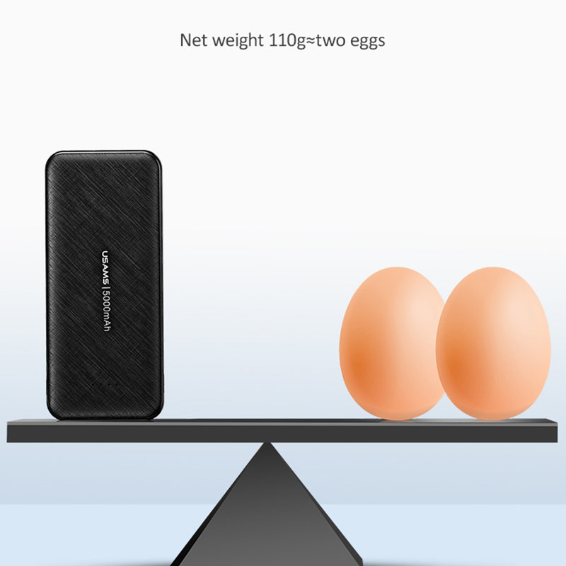 Baterie Externa USAMS PB33 UltraSlim Power Bank 5000mAh - US-CD96 - Black