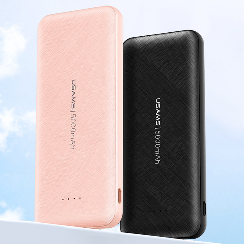 Baterie Externa USAMS PB33 UltraSlim Power Bank 5000mAh - US-CD96 - Black