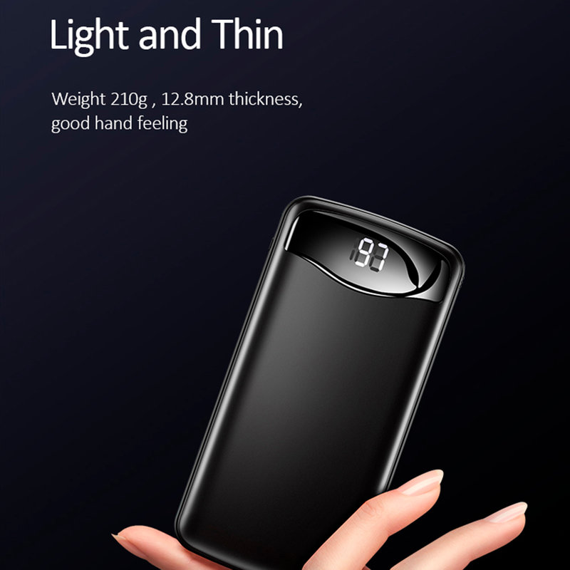 Baterie Externa USAMS PB28 Digital Display Aluminium Alloy 10000mAh - US-CD90 - Red