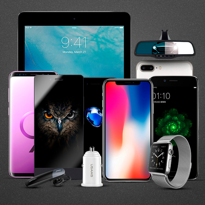 Incarcator Auto USAMS C8 Dual USB Mini 3.1A - US-CC055 - Black