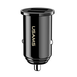 Incarcator Auto USAMS C8 Dual USB Mini 3.1A - US-CC055 - Black