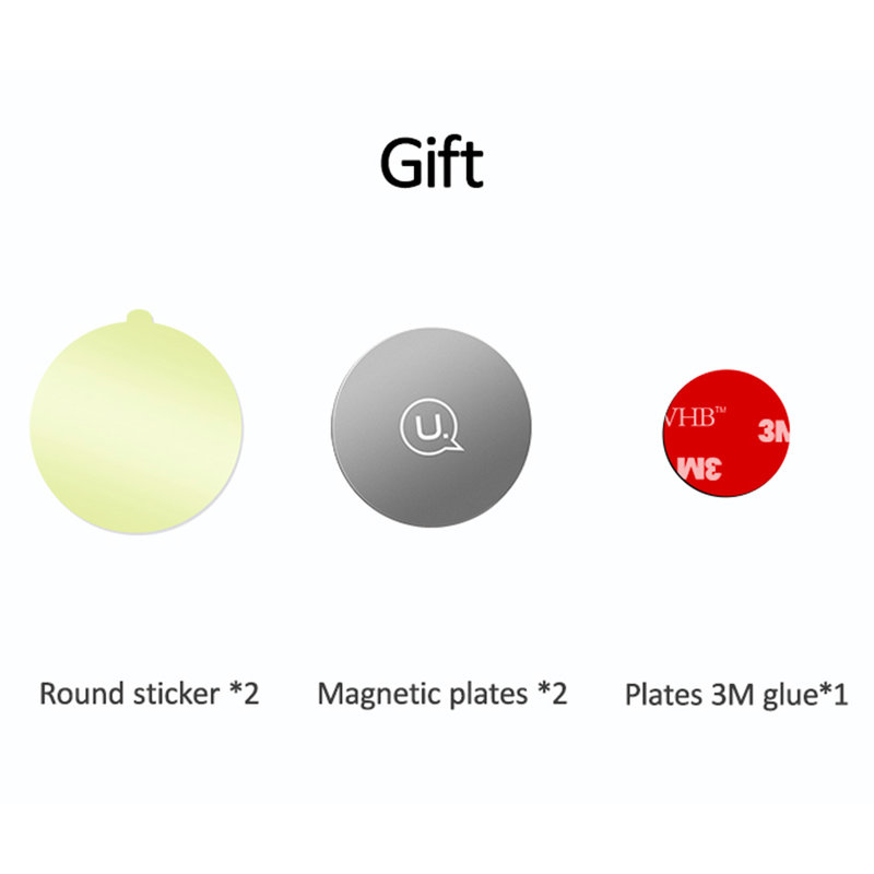 Suport auto magnetic pentru telefon Usams, rosu, US-ZJ049