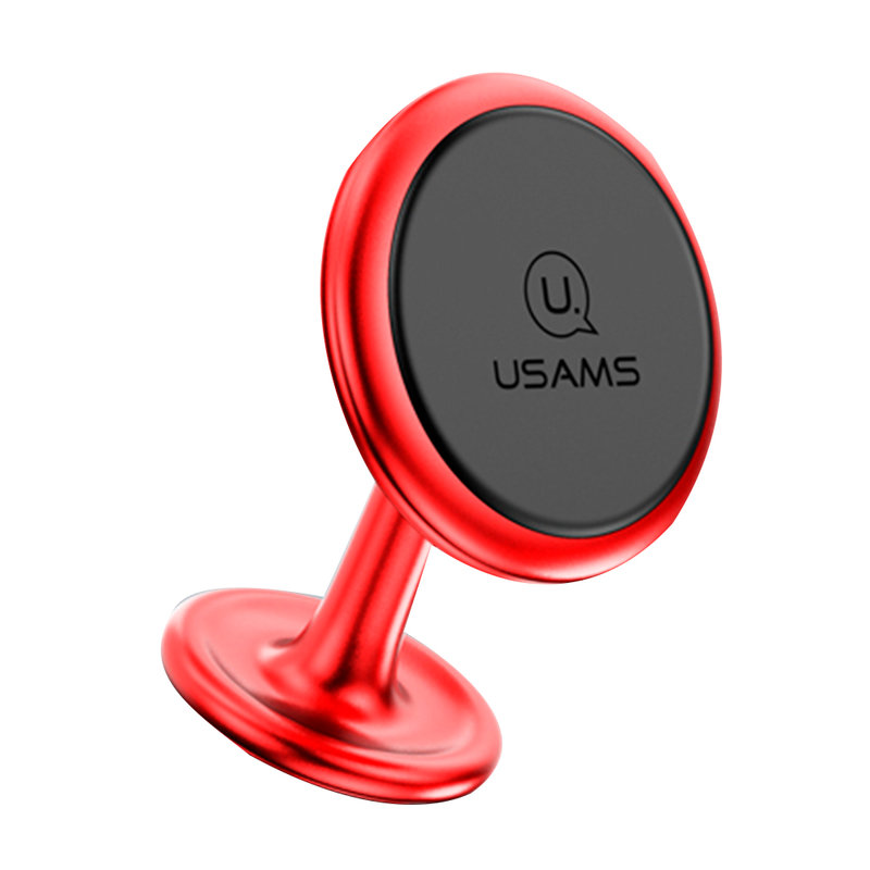Suport auto magnetic pentru telefon Usams, rosu, US-ZJ049