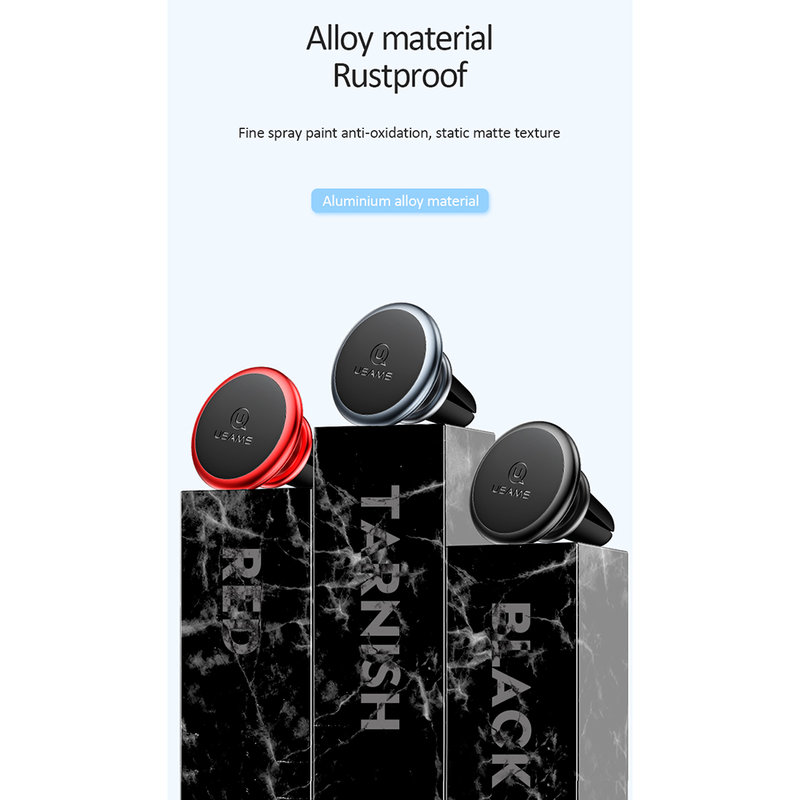 Suport Auto Pentru Grila De Ventilatie Magnetic USAMS Lead-Tu Series - US-ZJ047 - Tarnish