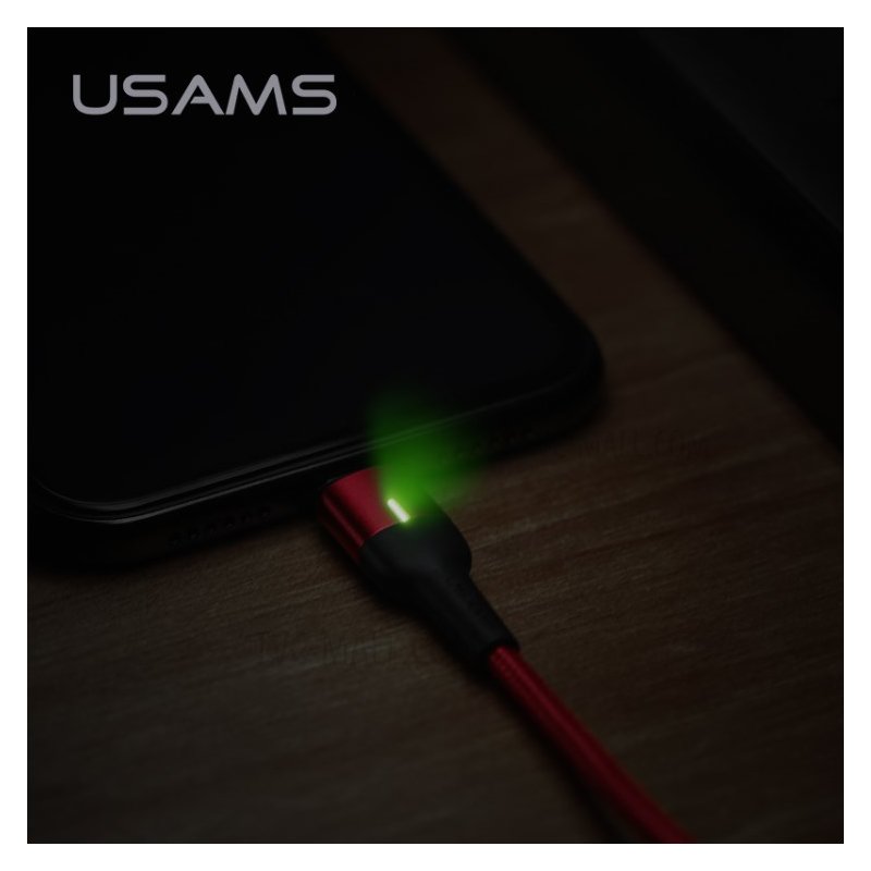 Cablu de date USAMS U28 Cu Mufa Magnetica Detasabila Type-C 1M - US-SJ327 - Blue