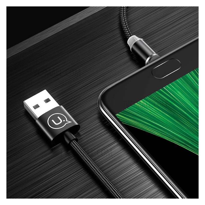 Cablu de date Type-C USAMS Cu Mufa Magnetica Detasabila, 1M - Rosu SJ293USB02