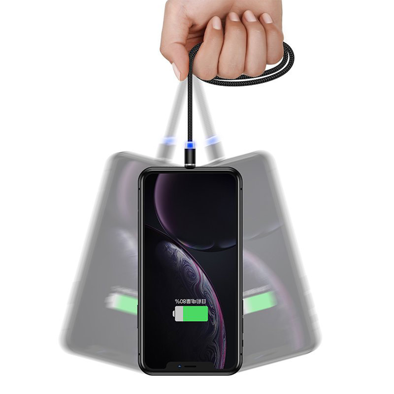 Cablu de date Type-C USAMS Cu Mufa Magnetica Detasabila, 1M - Rosu SJ293USB02