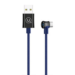 Cablu de date USAMS U13 Smart Power Off USB to Type-C 2M - US-SJ342 - Blue
