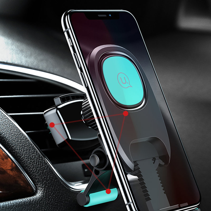 Suport Auto Universal USAMS Car Air Vent Magnetic Pentru Telefon - US-ZJ032 - Black