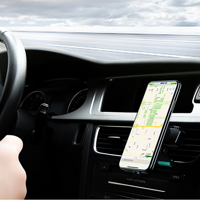 Suport Auto Universal USAMS Car Air Vent Magnetic Pentru Telefon - US-ZJ032 - Black