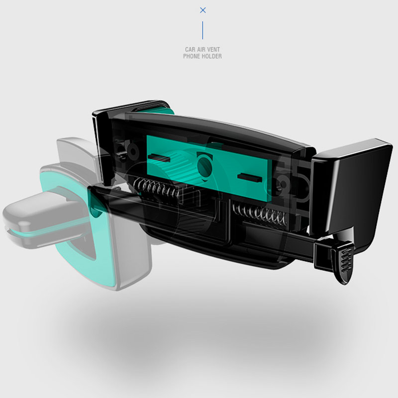 Suport Auto Universal Pentru Grila De Ventilatie USAMS Auto Clip Design - US-ZJ030 - Black