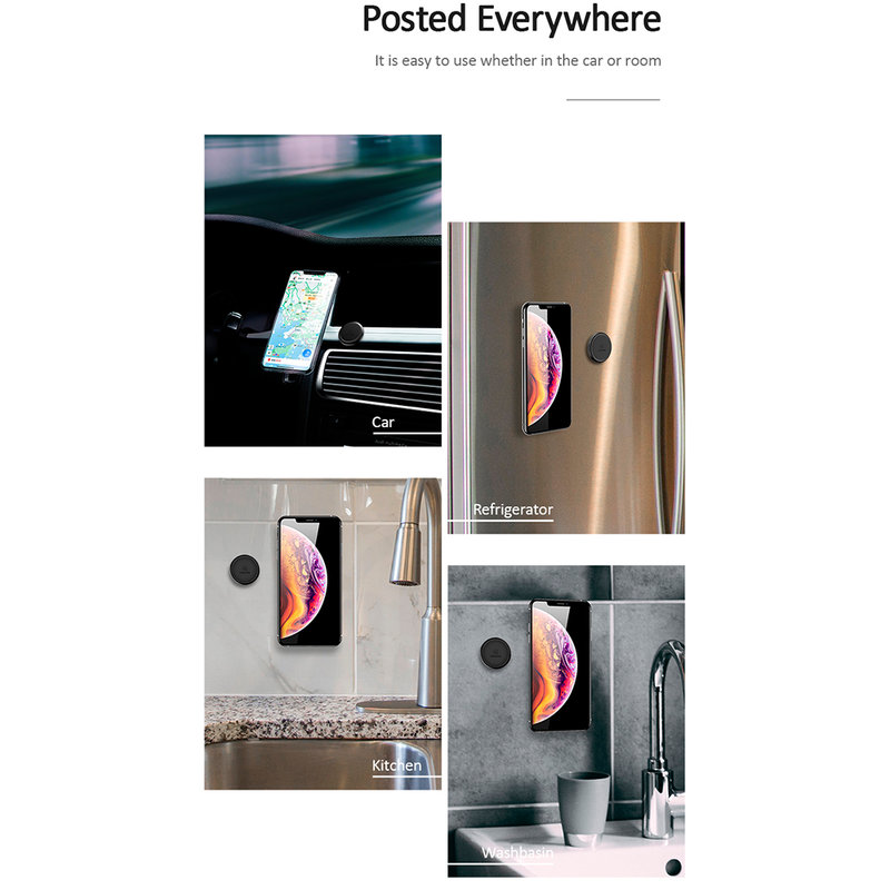 Suport Auto Magnetic Universal USAMS Dashboard Lead-Tu Series - US-ZJ050 - Red