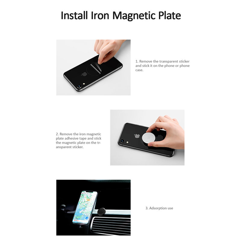 Suport Auto Magnetic Universal USAMS Dashboard Lead-Tu Series - US-ZJ050 - Red