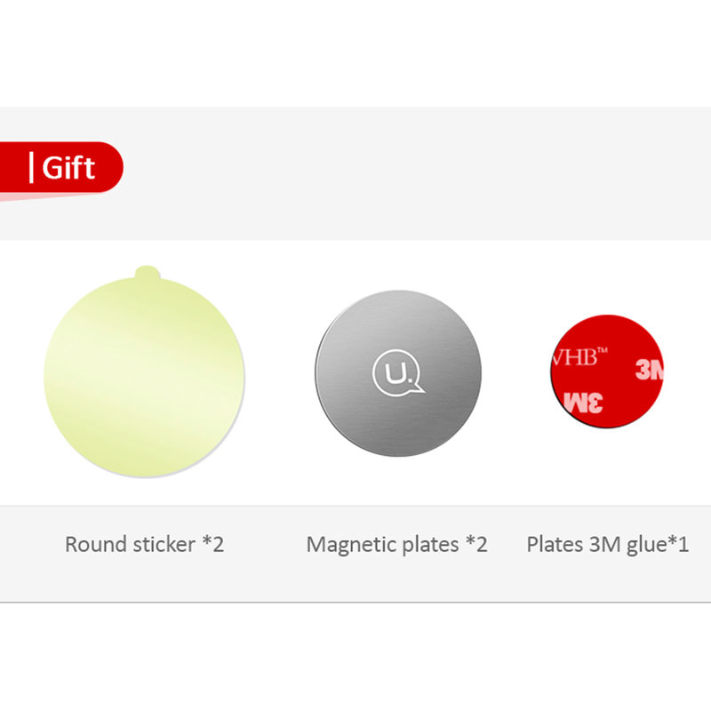 Suport Auto Magnetic Universal USAMS Dashboard Lead-Tu Series - US-ZJ050 - Red