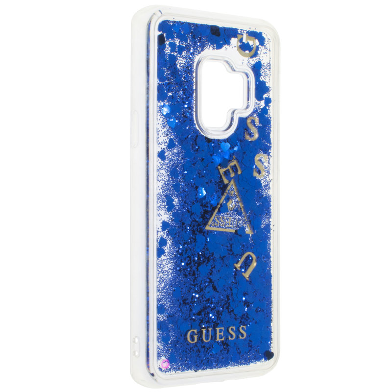 Bumper Samsung Galaxy S9 Guess Liquid Glitter- Blue GUHCS9GLUFLBL