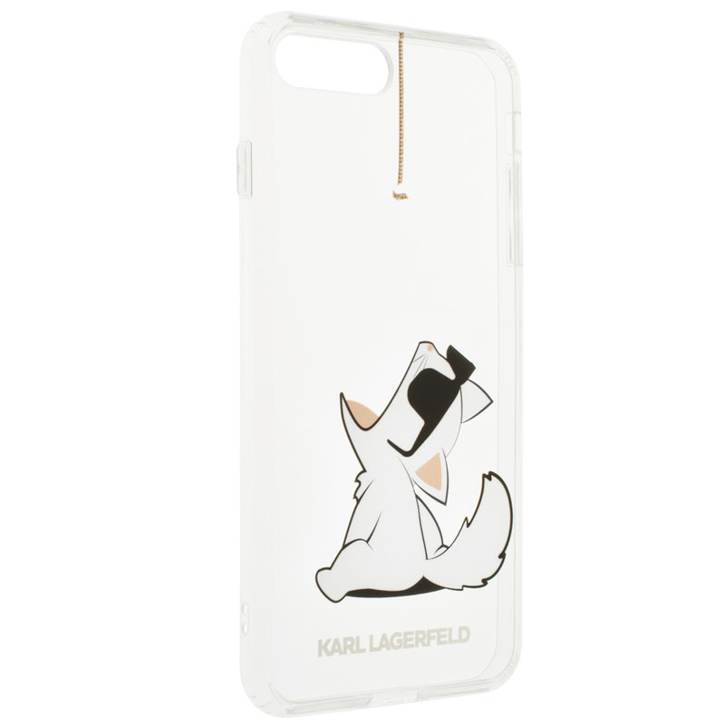 Bumper iPhone 8 Plus Karl Lagerfeld Choupette Fun - Transparent KLHCI8LCFC