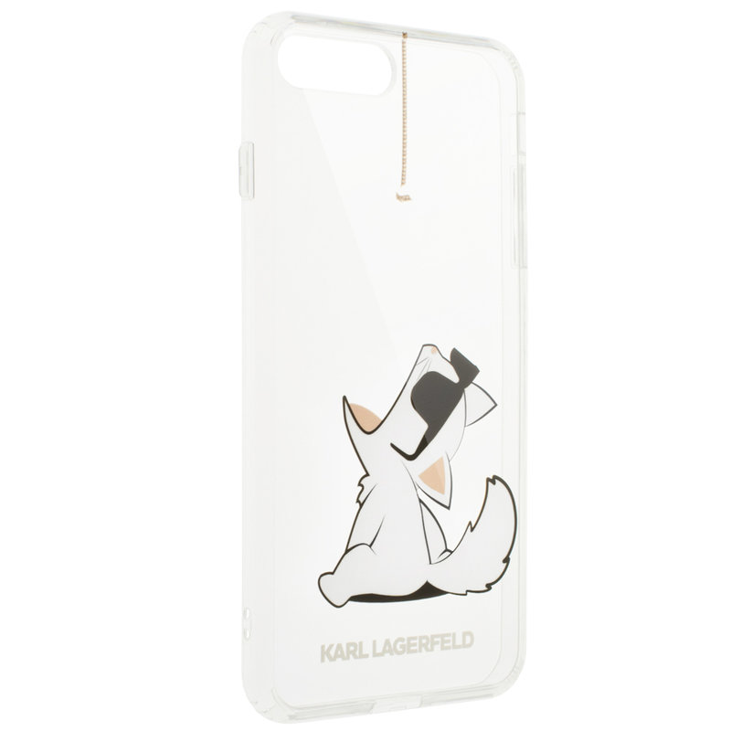 Bumper iPhone 7 Plus Karl Lagerfeld Choupette Fun - Transparent KLHCI8LCFC