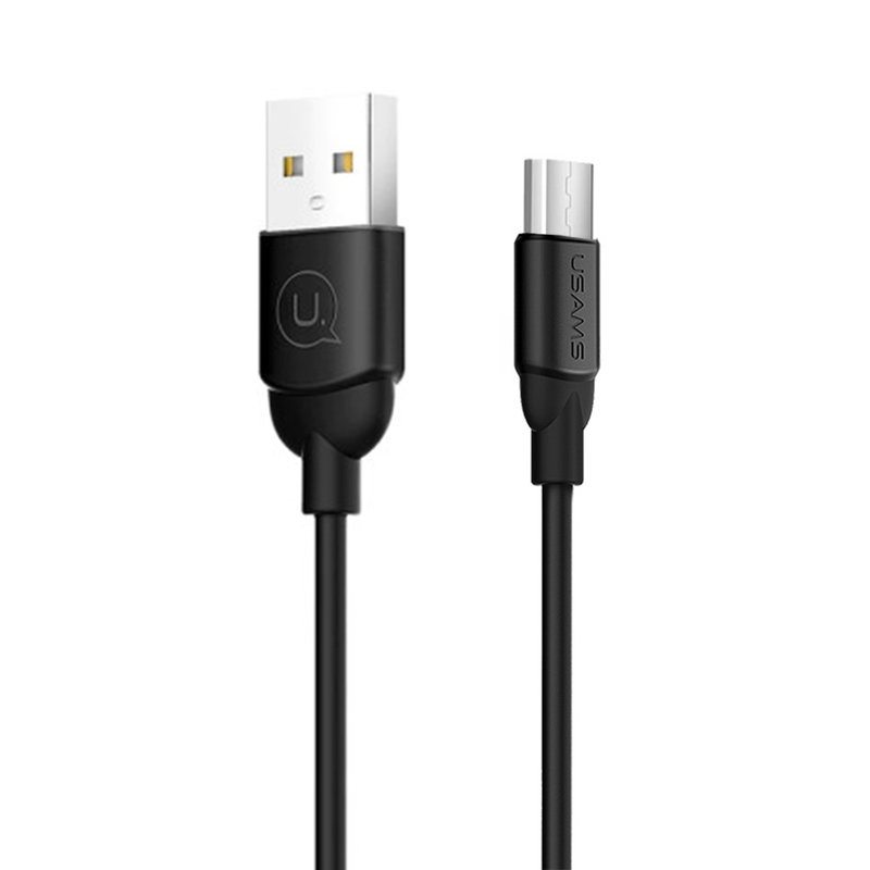 Cablu de date USAMS Ice Cream Fast Charge USB to Micro-USB 1M - US-SJ247 - Black