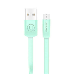 Cablu de date USAMS U2 Fast Charge USB to Micro-USB 1.2M - US-SJ201 - Green