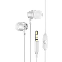 Casti In-Ear Cu Microfon USAMS EP-19 Mini Jack Hi-Fi Noise Insulation - US-SJ189 - White
