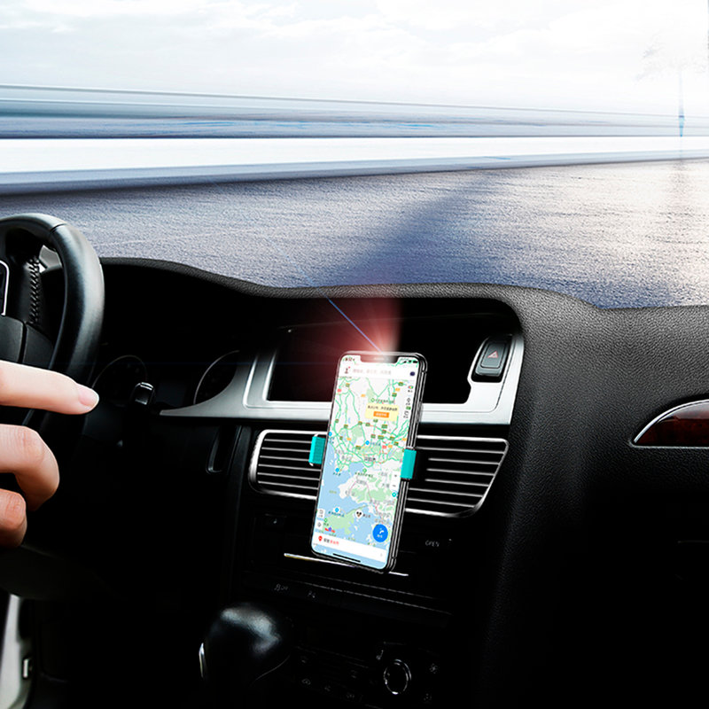 Suport Auto Telefon USAMS Dual Air Vent - US-ZJ045 - Black