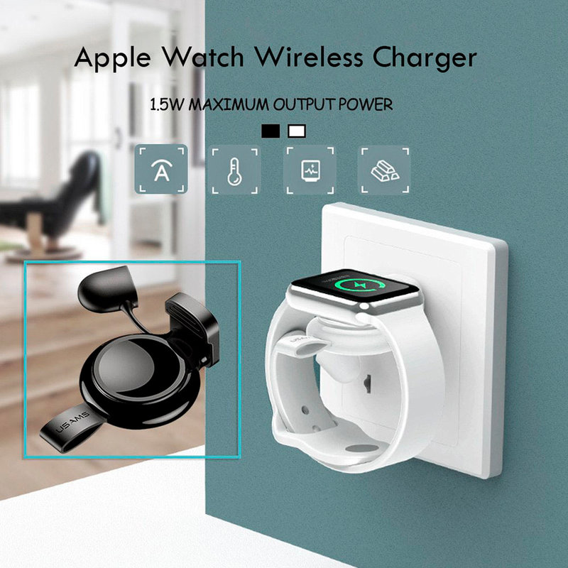 Incarcator Wireless USAMS For Apple Watch Magnetic - US-CC061 - White