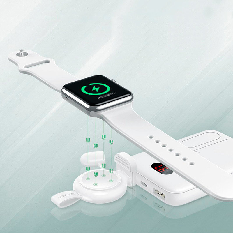 Incarcator Wireless USAMS For Apple Watch Magnetic - US-CC061 - White