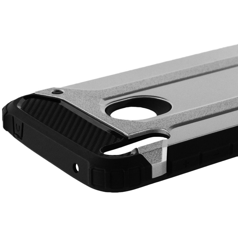 Husa Huawei Y7 2019 Mobster Hybrid Armor - Argintiu