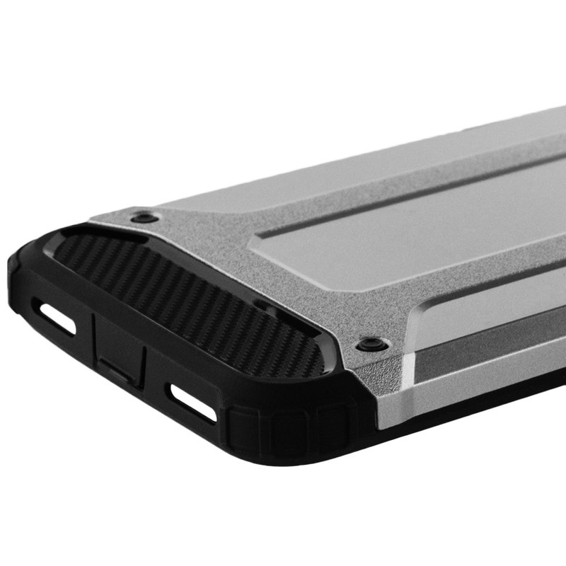 Husa Huawei Y7 2019 Mobster Hybrid Armor - Argintiu