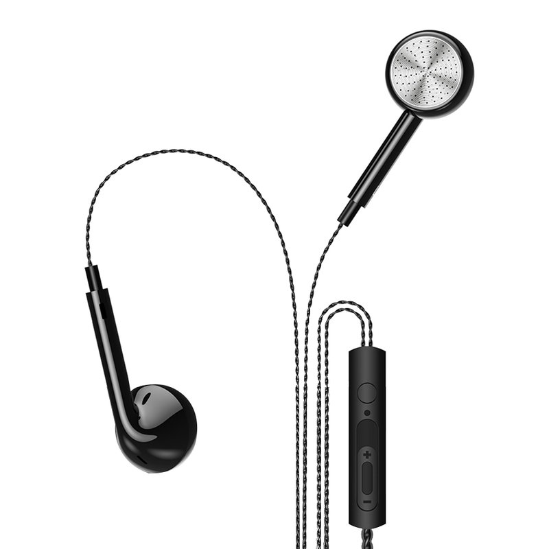 Casti In-Ear Cu Microfon USAMS EP-20 Flat-ear Perfume Earphone Wire 3.5mm - US-SJ190 - Black