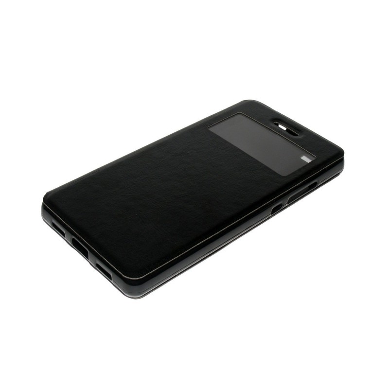 Husa Huawei P8 Lite Toc Flip Carte Negru BNG