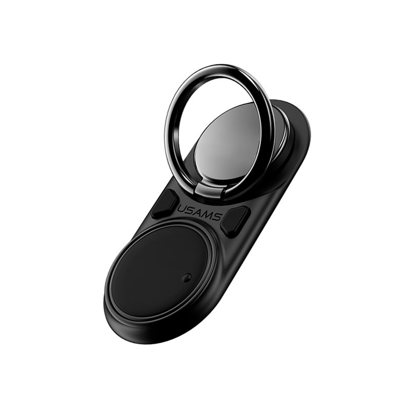 Suport Pentru Telefon/Tableta Auto USAMS Decompression iRing Holder - US-ZJ044 - Black
