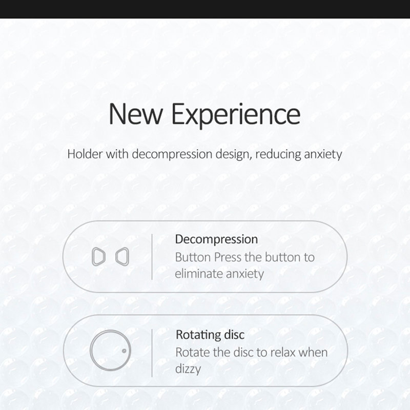 Suport Pentru Telefon/Tableta Auto USAMS Decompression iRing Holder - US-ZJ044 - White