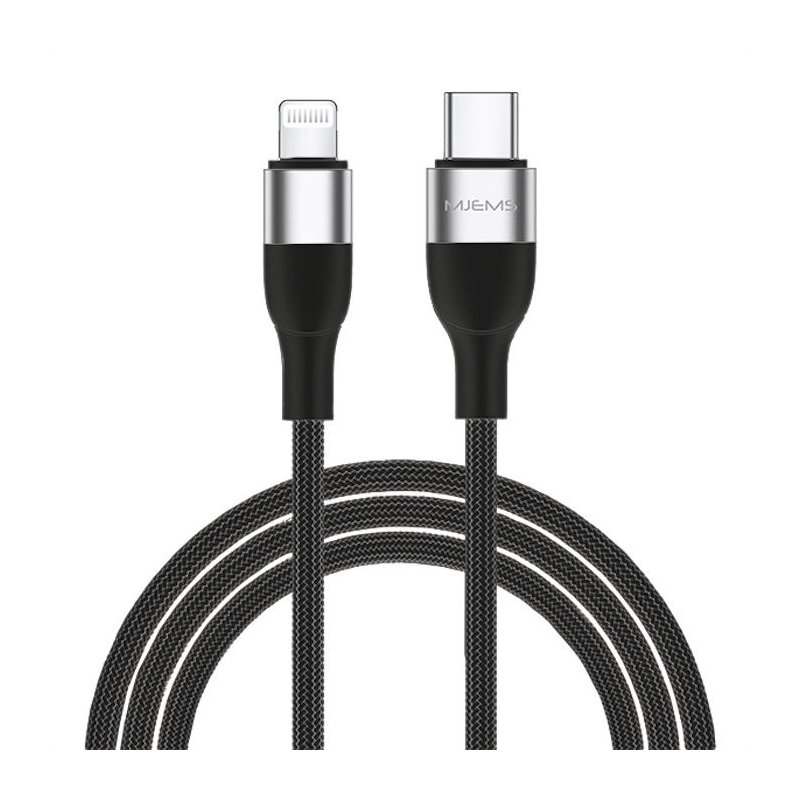 Cablu de date Type-C to Lightning MJEMS Fast Charging 1.2M - US-SJ330 - Black