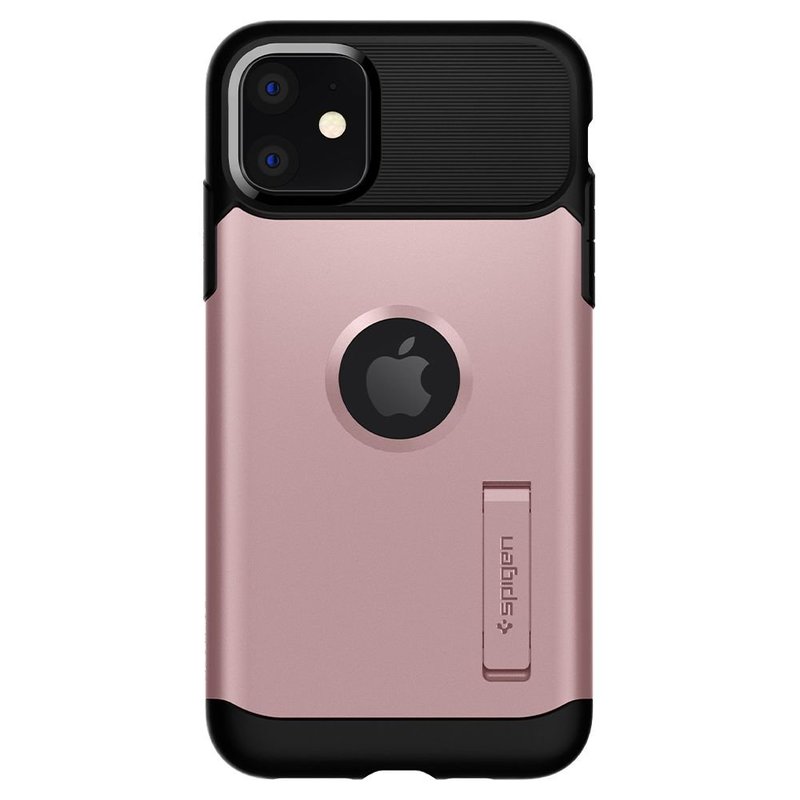 Husa iPhone 11 Spigen Slim Armor, roz auriu