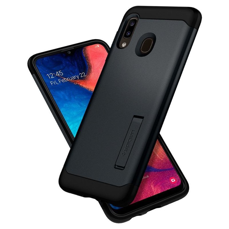 Husa Samsung Galaxy A40 Spigen  Slim Armor, cenusiu