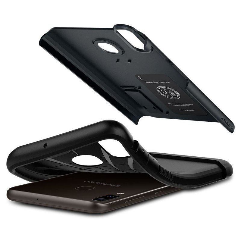 Husa Samsung Galaxy A40 Spigen  Slim Armor, cenusiu