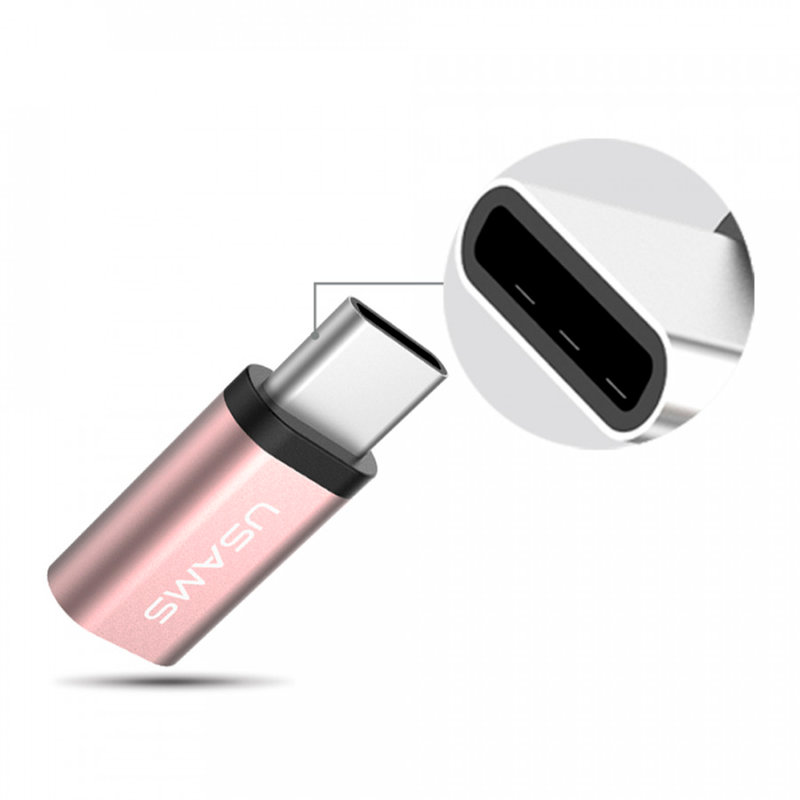 Adaptor USAMS Micro-USB to Type-C - US-SJ021 - Gray