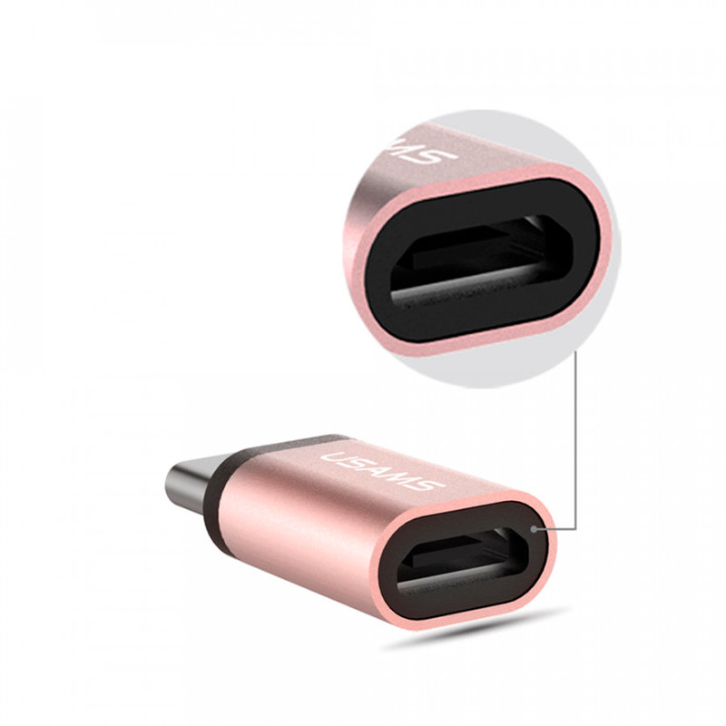 Adaptor USAMS Micro-USB to Type-C - US-SJ021 - Gray