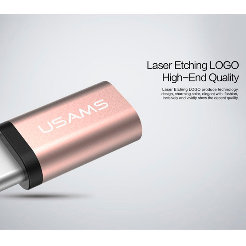 Adaptor USAMS Micro-USB to Type-C - US-SJ021 - Gray