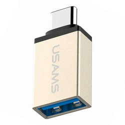 Adaptor USB To Type-C USAMS OTG 3.1A - US-SJ028 - Gold