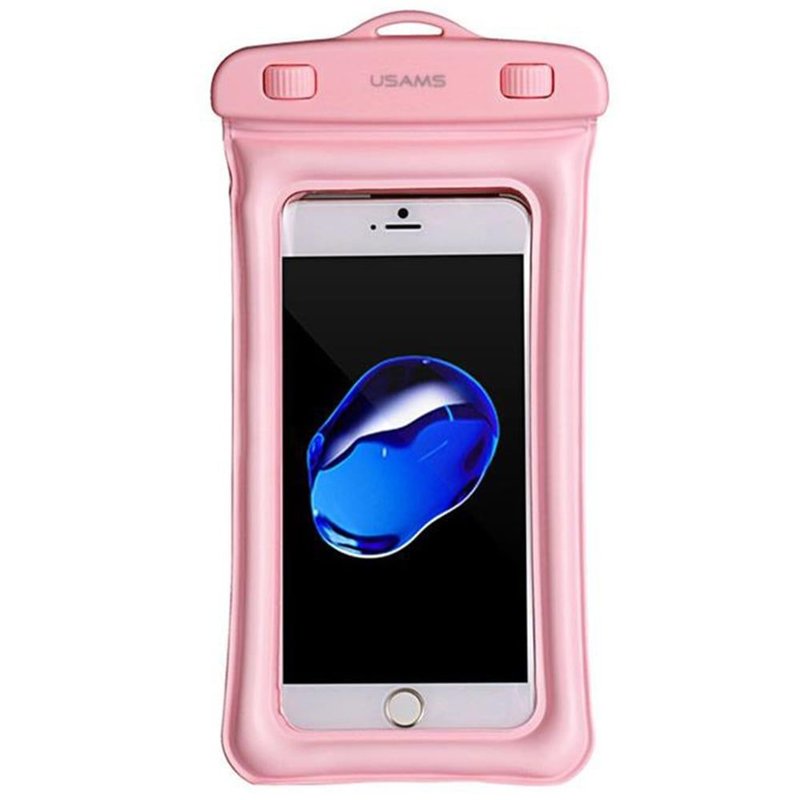 Husa Subacvatica Pentru Telefon USAMS Waterproof Bag - US-YD007 - Pink