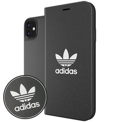 Husa iPhone 11 Adidas Trefoil Booklet - Black