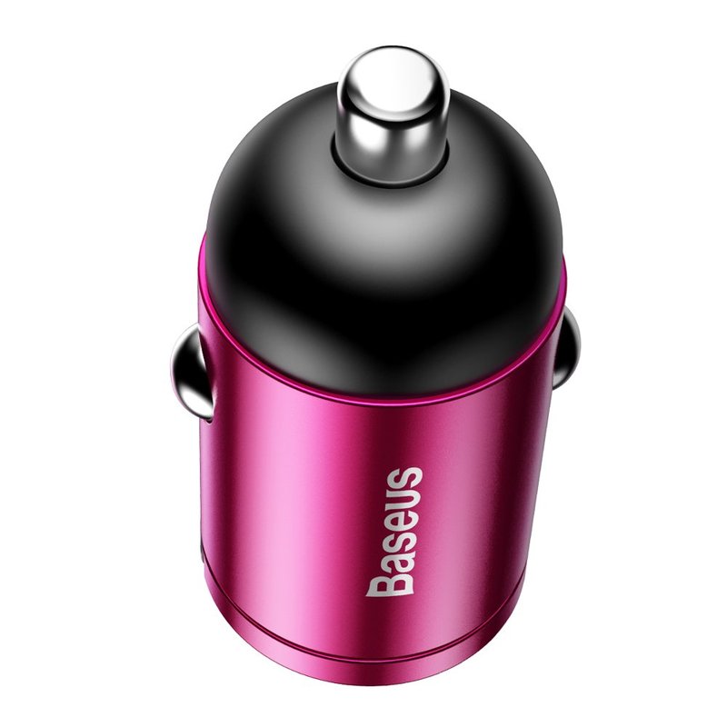 Incarcator Auto Baseus Tiny Star Mini Quick Charge USB Port 30W - VCHX-A04 - Pink
