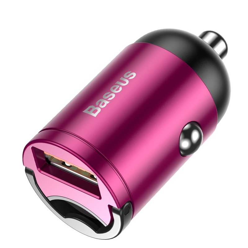 Incarcator Auto Baseus Tiny Star Mini Quick Charge USB Port 30W - VCHX-A04 - Pink