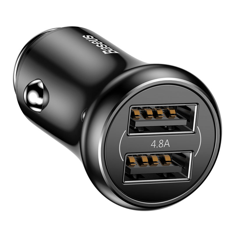 Incarcator Auto Baseus Gentleman Universal Gentry Series 2xUSB 4.8A - CCALL-GB01 - Black